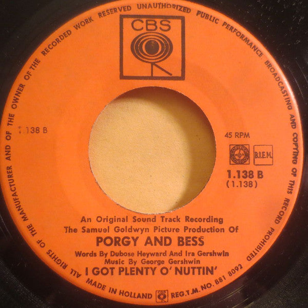 Various : Summertime / I Got Plenty O'Nuttin' (7", Single)