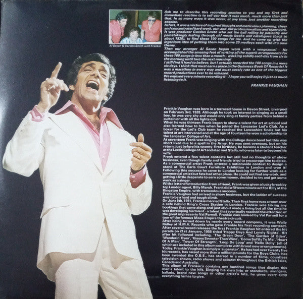 Frankie Vaughan : 100 Golden Greats (2xLP, Comp)