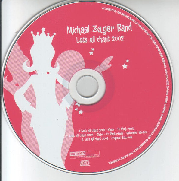 The Michael Zager Band : Let's All Chant 2002 (CD, Single, Car)