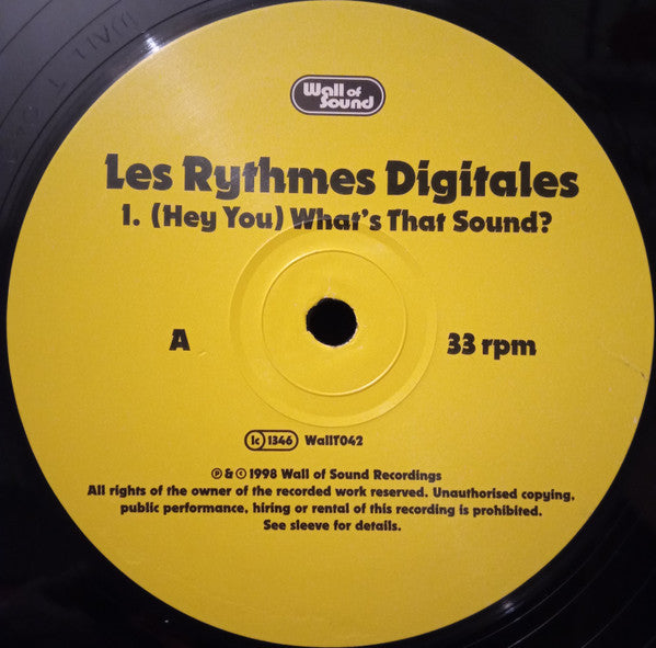 Les Rythmes Digitales : (Hey You) What's That Sound? (12")