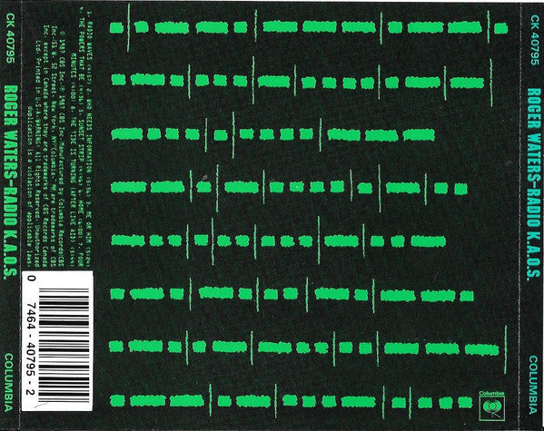 Roger Waters : Radio K.A.O.S. (CD, Album)