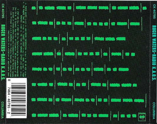 Roger Waters : Radio K.A.O.S. (CD, Album)
