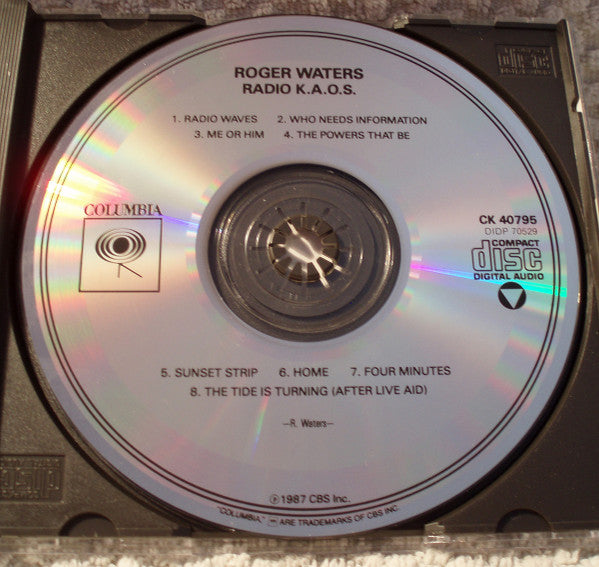 Roger Waters : Radio K.A.O.S. (CD, Album)