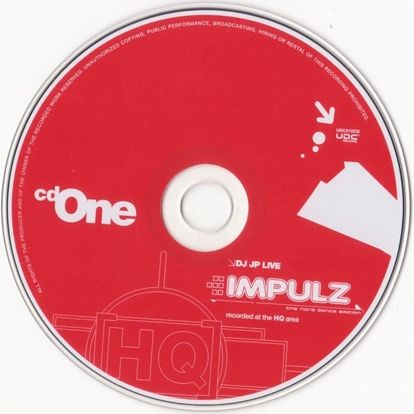DJ JP : DJ JP Live Recorded At Impulz (CD, Comp, Mixed + CD-ROM)