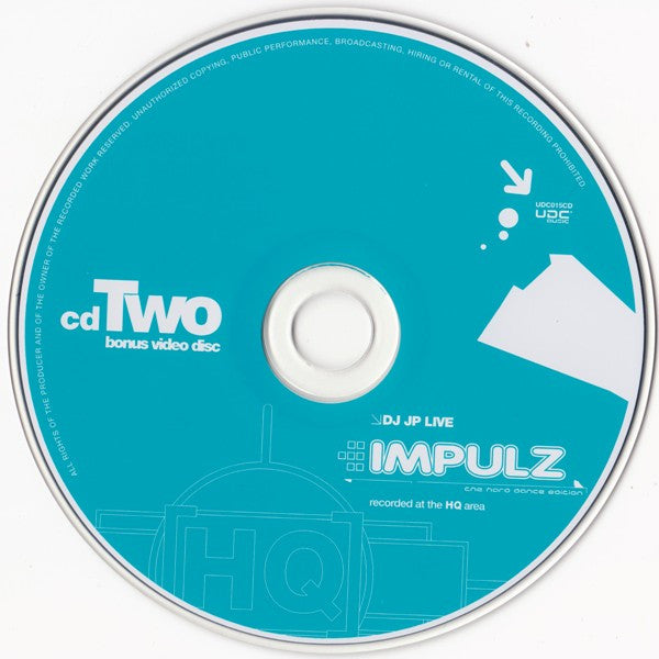 DJ JP : DJ JP Live Recorded At Impulz (CD, Comp, Mixed + CD-ROM)