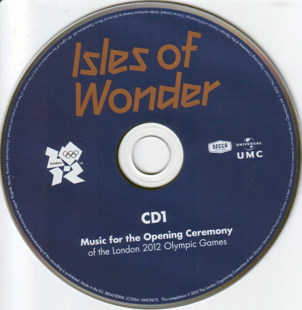 Various : Isles Of Wonder (Music For The Opening Ceremony Of The London 2012 Olympic Games) (CD + CD, Mixed + Album)