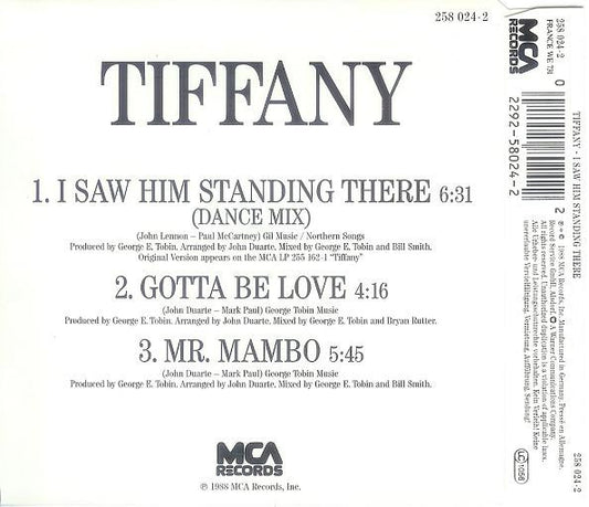 Tiffany : I Saw Him Standing There (CD, Mini, Single)