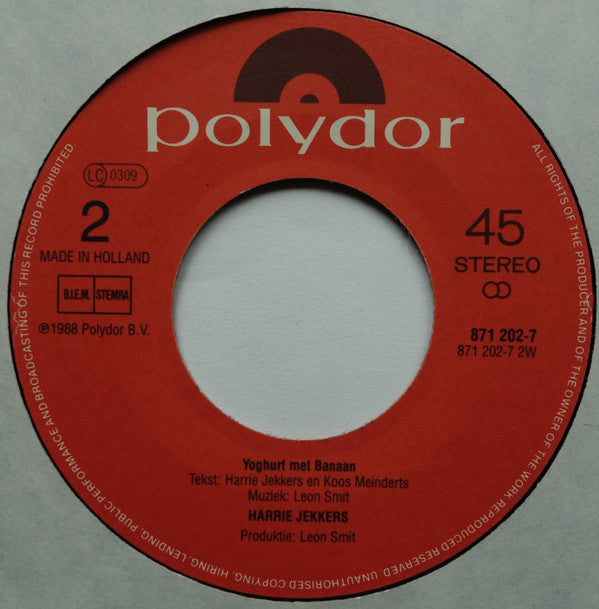 Harrie Jekkers : 't Hek (7", Single)