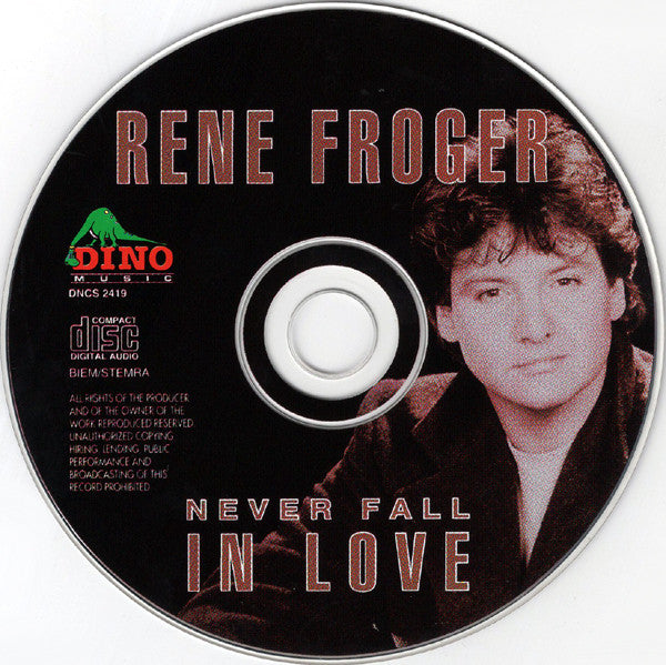 René Froger : Never Fall In Love (CD, Single)
