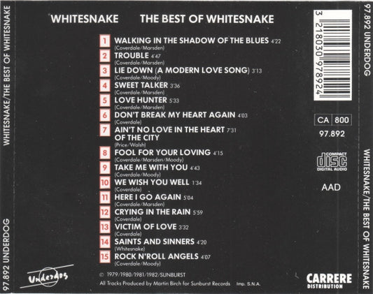 Whitesnake : The Best Of Whitesnake (CD, Comp)