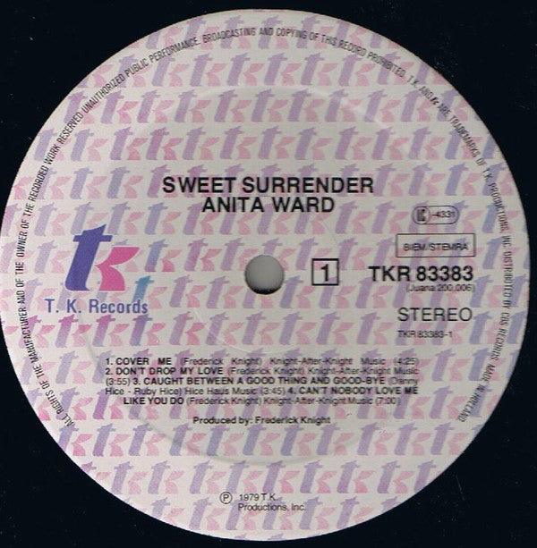 Anita Ward : Sweet Surrender (LP, Album)