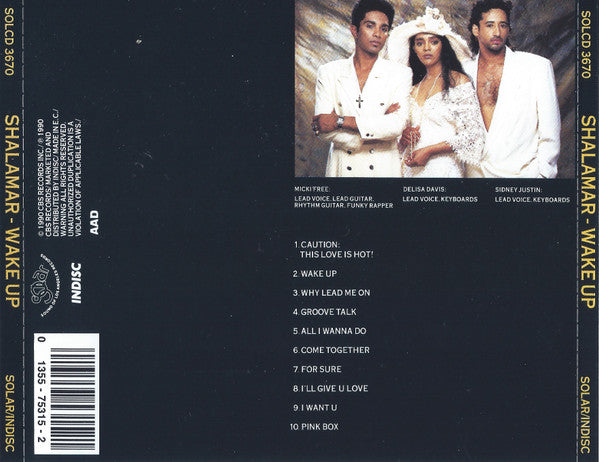 Shalamar : Wake Up (CD, Album)