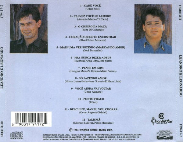 Leandro & Leonardo : Leandro & Leonardo (CD, Album, RE)