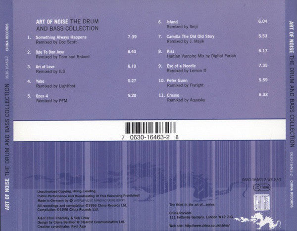 The Art Of Noise : The Drum And Bass Collection (CD, Album)