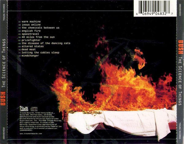 Bush : The Science Of Things (CD, Album, UML)
