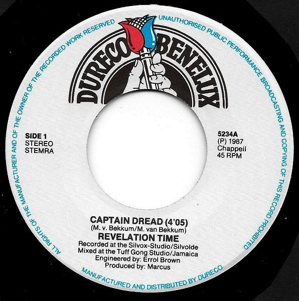 Revelation Time : Captain Dread (7", Single)