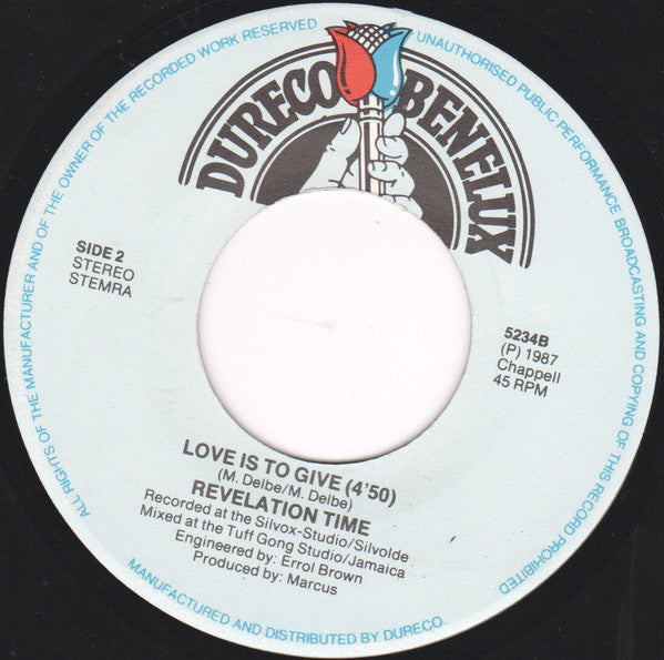 Revelation Time : Captain Dread (7", Single)