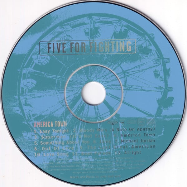 Five For Fighting : America Town (CD, Album)