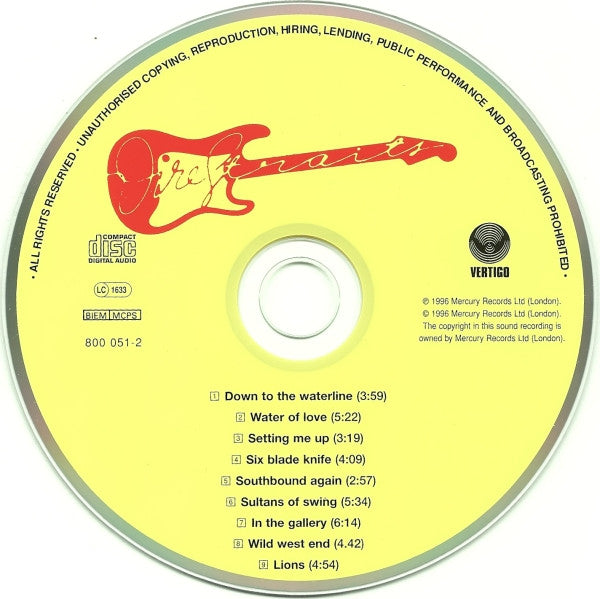 Dire Straits : Dire Straits (CD, Album, RE, RM, RP, Uni)