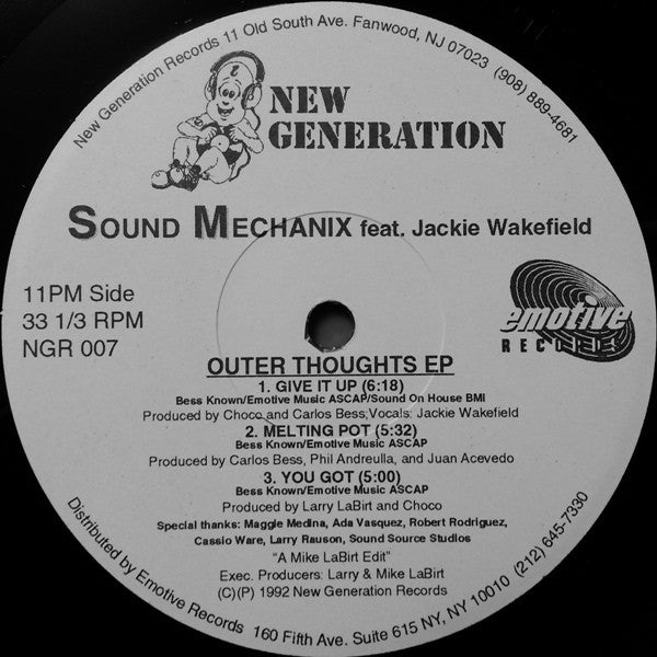 Sound Mechanix : Outer Thoughts EP (12", EP)