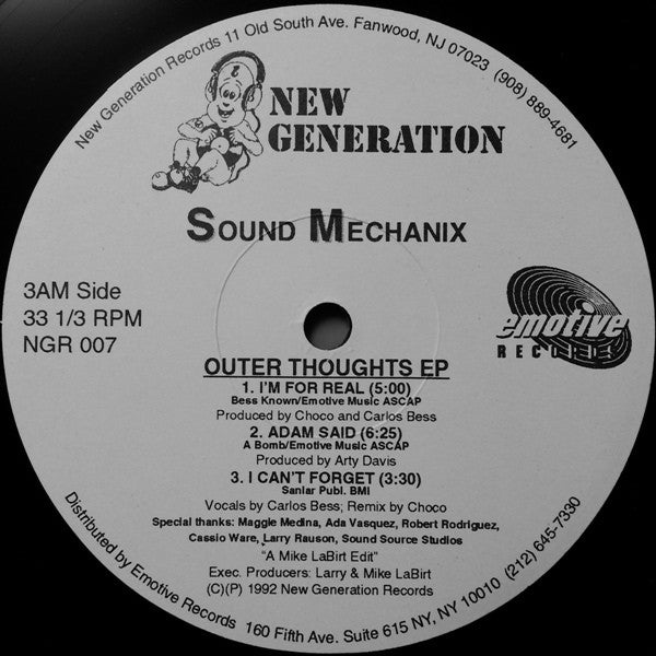 Sound Mechanix : Outer Thoughts EP (12", EP)