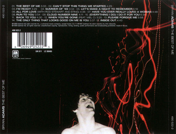 Bryan Adams : The Best Of Me (CD, Comp)
