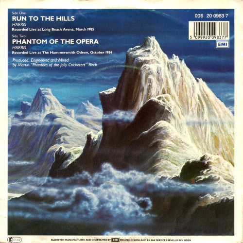 Iron Maiden : Run To The Hills (7", Single)