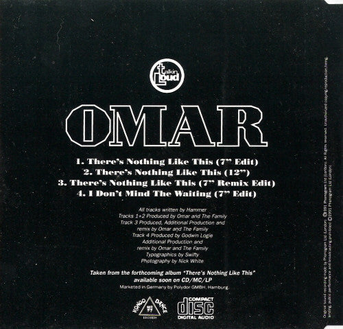 Omar : There's Nothing Like This (CD, Single)