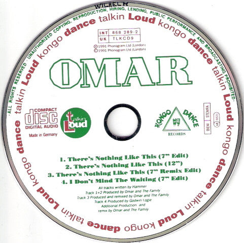 Omar : There's Nothing Like This (CD, Single)