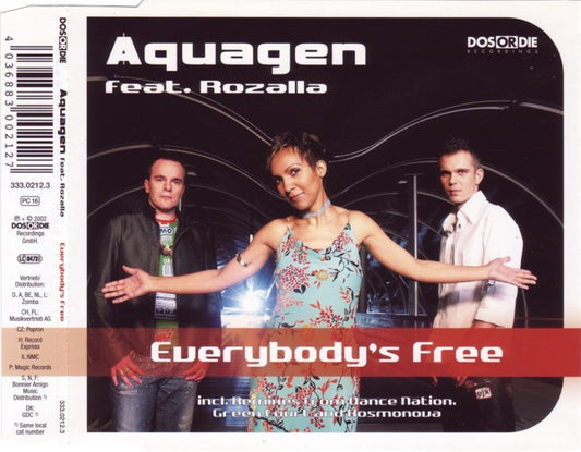 Aquagen Feat. Rozalla : Everybody's Free (CD, Maxi, Copy Prot.)