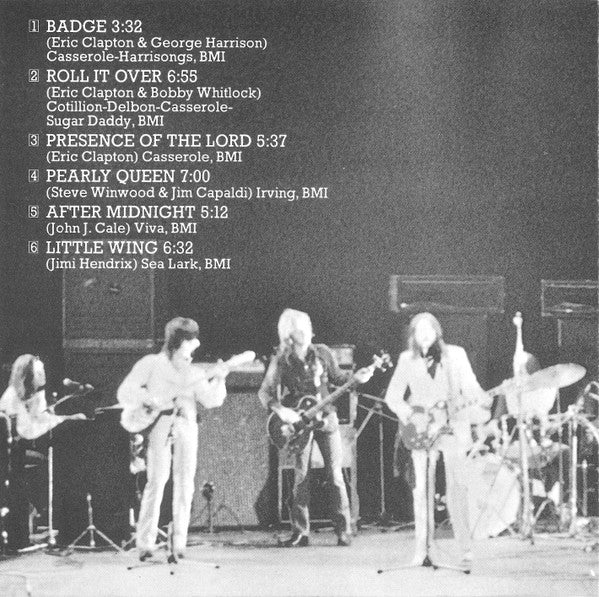 Eric Clapton : Eric Clapton's Rainbow Concert (CD, Album, RE)