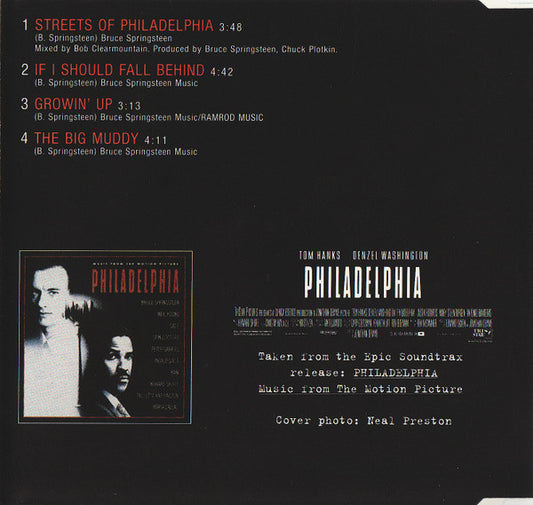 Bruce Springsteen : Streets Of Philadelphia (CD, Maxi)