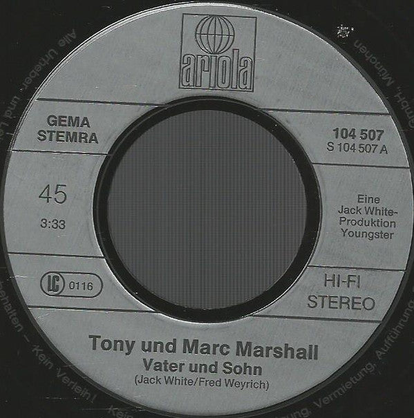 Tony Marshall Und Marc Marshall : Vater Und Sohn (7", Single)