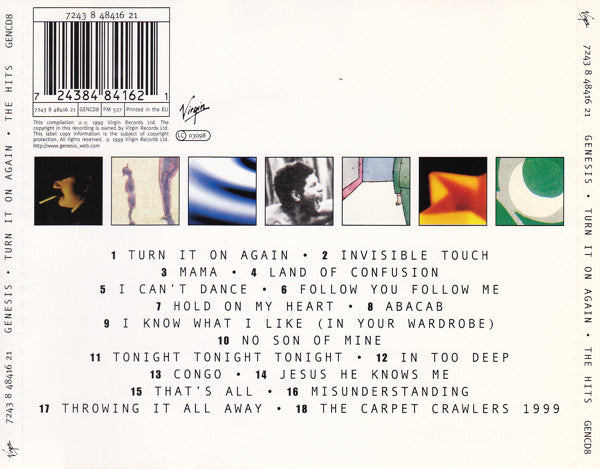 Genesis : Turn It On Again (The Hits) (CD, Comp)