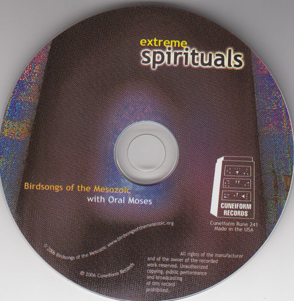 Birdsongs Of The Mesozoic With Oral Moses : Extreme Spirituals (CD, Album)