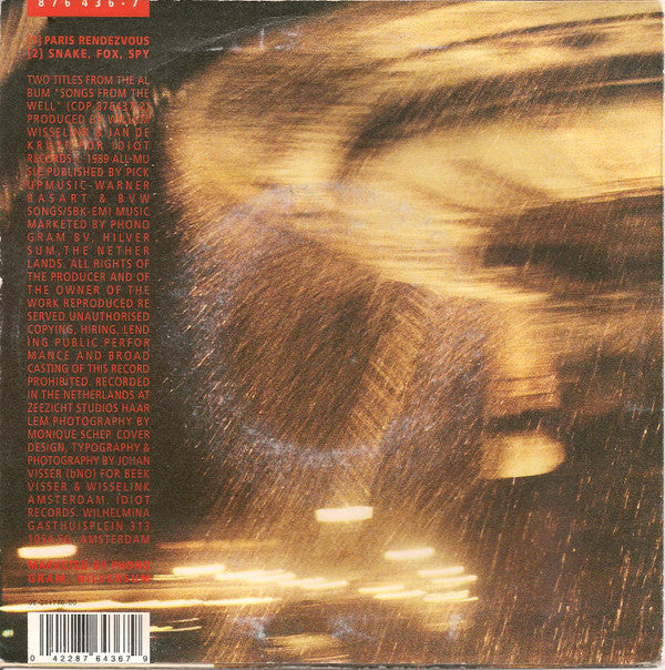 Siobhan (5) : Paris Rendezvous (7")