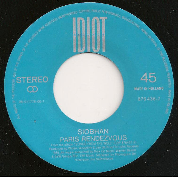 Siobhan (5) : Paris Rendezvous (7")