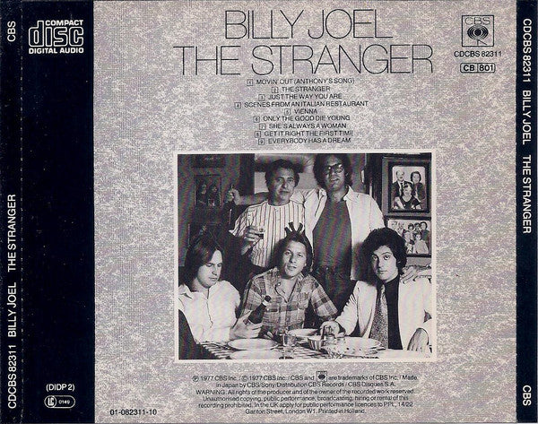 Billy Joel : The Stranger (CD, Album, RE)