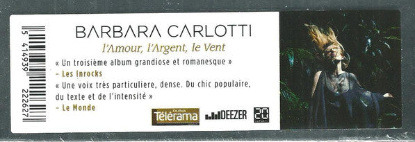 Barbara Carlotti : L'Amour, L'Argent, Le Vent (CD, Album)