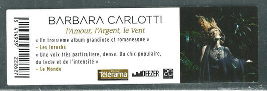 Barbara Carlotti : L'Amour, L'Argent, Le Vent (CD, Album)