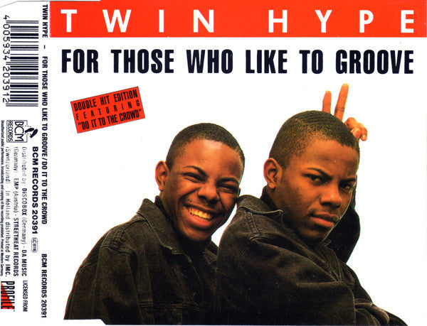 Twin Hype : For Those Who Like To Groove (CD, Maxi)