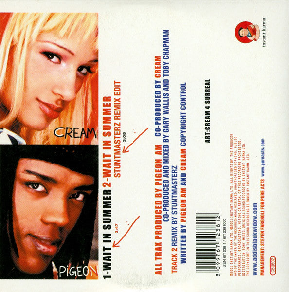 Addis Black Widow : Wait In Summer (CD, Single)