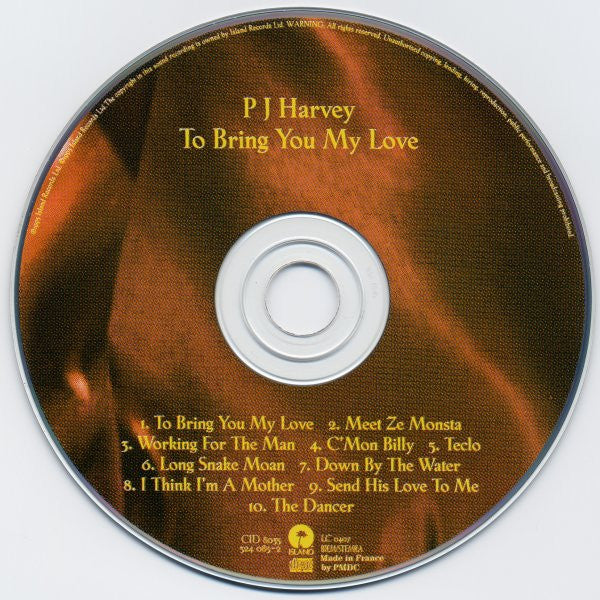 PJ Harvey : To Bring You My Love (CD, Album, PMD)