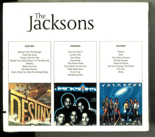 The Jacksons : Destiny / Triumph / Victory (CD, Album, RE + CD, Album, RE + CD, Album, RE + Bo)