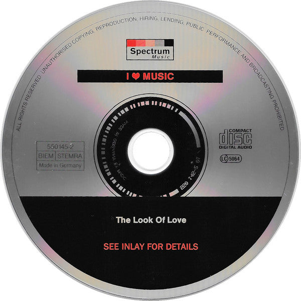 Various : I Love Music - The Look Of Love (CD, Album, Comp)