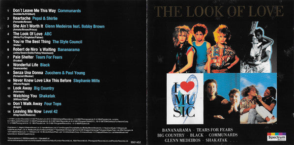 Various : I Love Music - The Look Of Love (CD, Album, Comp)