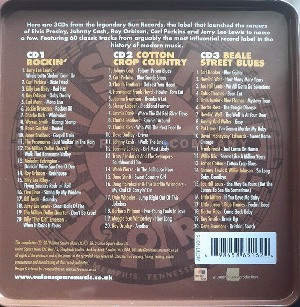 Various : Sun Records The Essential Collection (3xCD, Comp + Box, Tin)