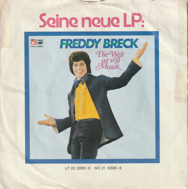Freddy Breck : Die Sonne Geht Auf / Komm In Mein Boot (7", Single)