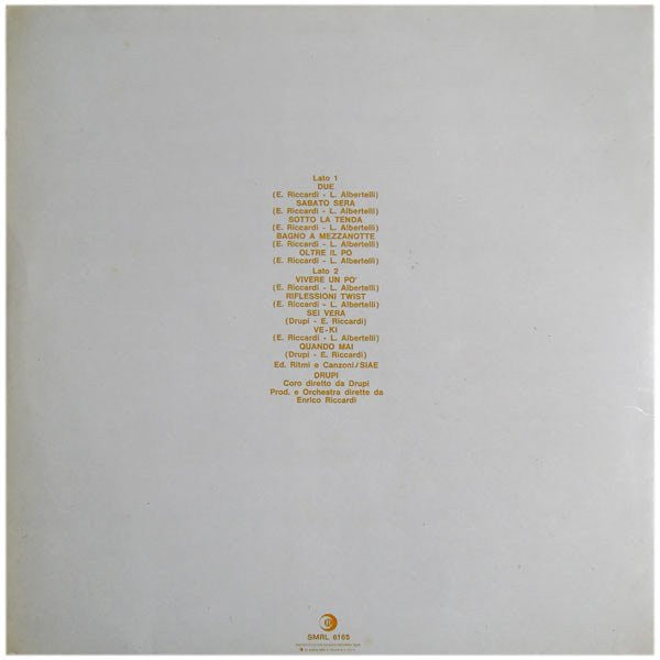 Drupi (2) : Due (LP, Album, Gat)