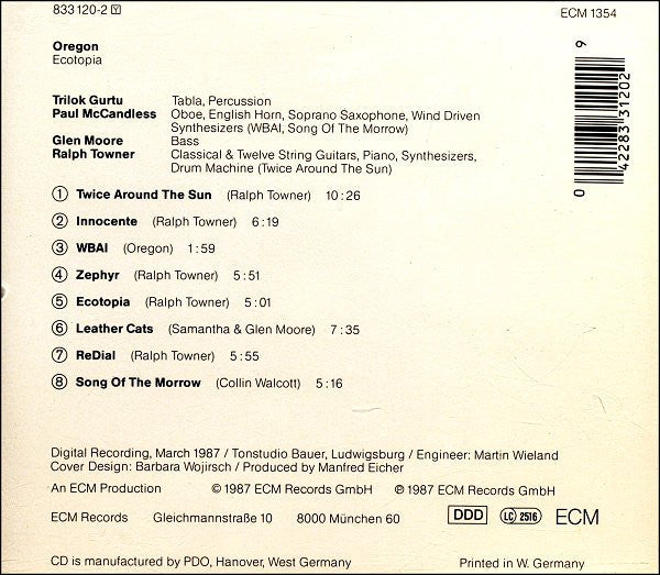 Oregon : Ecotopia (CD, Album)